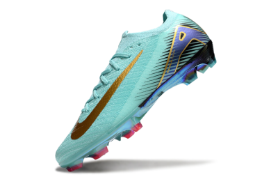 Unisex Nike Air Zoom Mercurial Vapor 16 Elite FG Football Boots - Jade/Gold/Blue