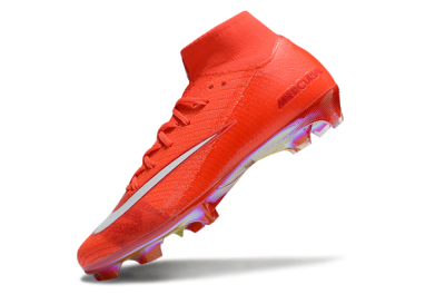 Unisex Nike Air Zoom Mercurial Superfly 10 Elite FG Football Boots - Red/White/Gold