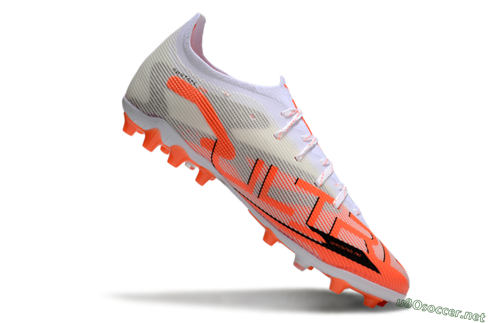 Men's Puma Ultra 5 Ultimate AG Football Boots - White/Red/Black 4