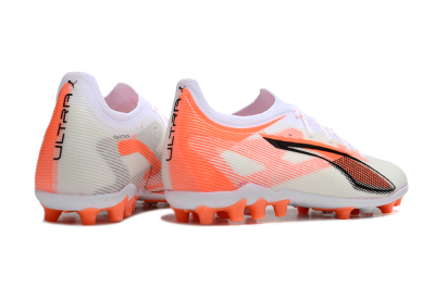 Men's Puma Ultra 5 Ultimate AG Football Boots - White/Red/Black