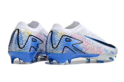 Men's Nike Air Zoom Mercurial Vapor 16 Elite FG Football Boots - White/Black/Blue/Pink/Yellow