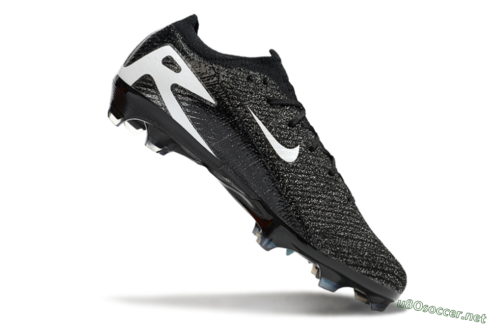 Unisex Nike Air Zoom Mercurial Vapor 16 Elite FG Football Boots - Black/White 4