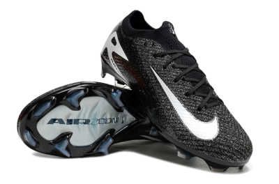 Unisex Nike Air Zoom Mercurial Vapor 16 Elite FG Football Boots - Black/White