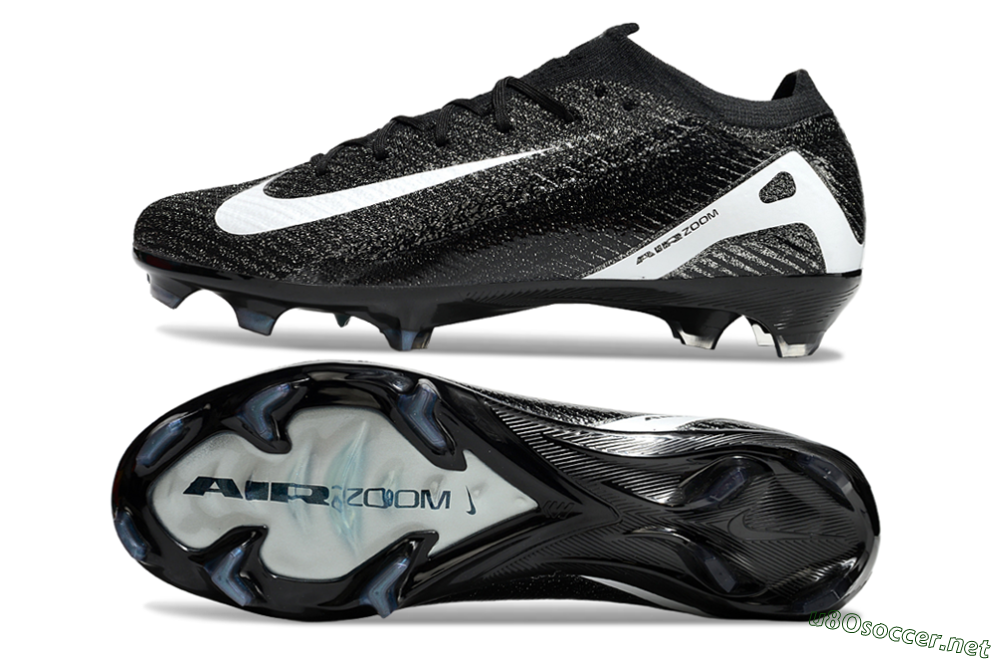 Unisex Nike Air Zoom Mercurial Vapor 16 Elite FG Football Boots - Black/White 1