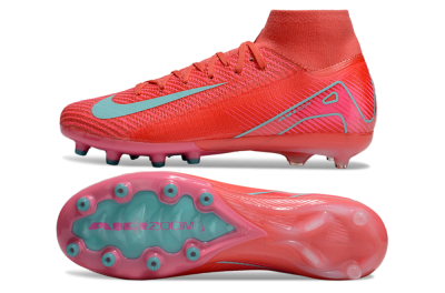 Men's Nike Air Zoom Mercurial Superfly 10 Elite AG Football Boots - Red/Jade