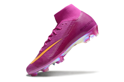 Unisex Nike Air Zoom Mercurial Superfly 10 Elite FG Football Boots - Purple/Yellow/Gold