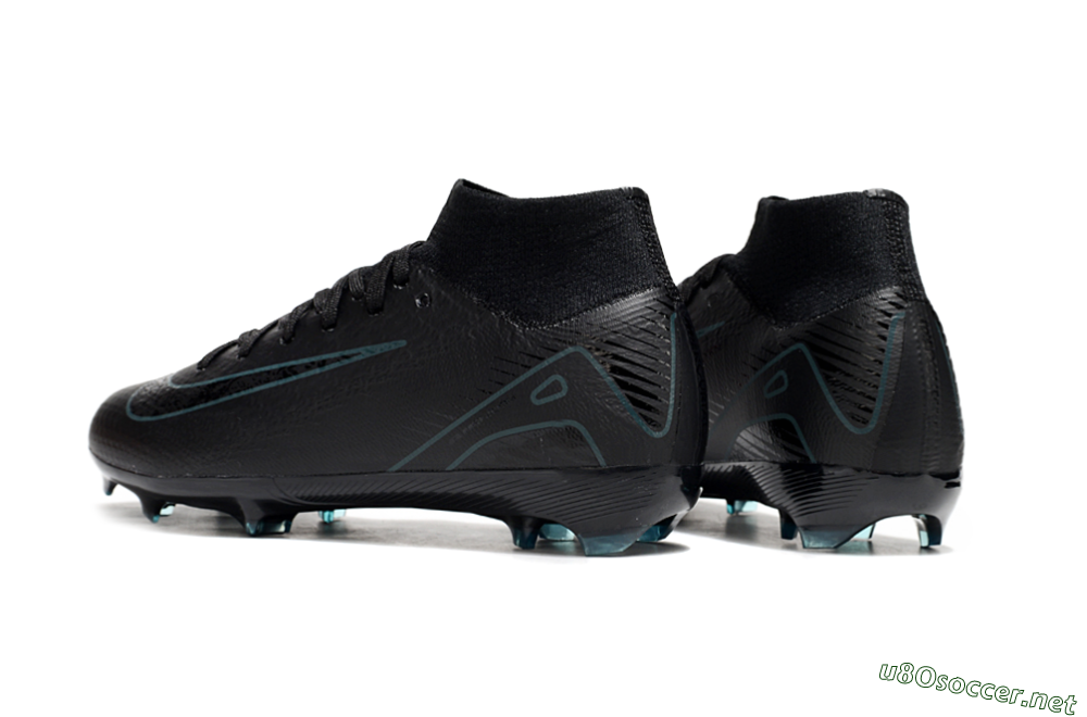 Kids Nike Air Zoom Mercurial Superfly 10 Elite FG Football Boots - Black/Blue 5