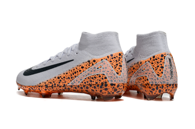 Kids Nike Air Zoom Mercurial Superfly 10 Elite FG Football Boots - Grey/Black/Leopard