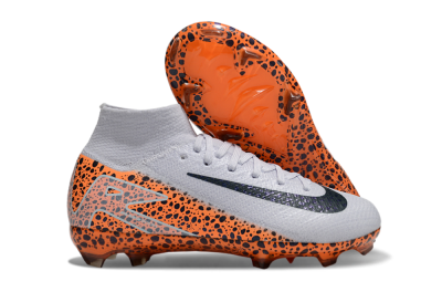 Kids Nike Air Zoom Mercurial Superfly 10 Elite FG Football Boots - Grey/Black/Leopard