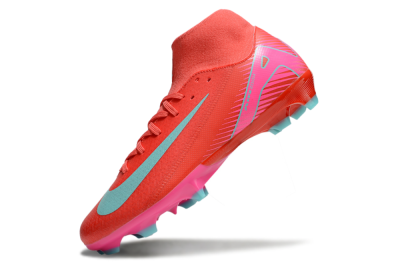 Men's Nike Air Zoom Mercurial Superfly 10 Elite FG Football Boots - Red/Jade/Pink