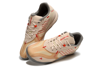 Men's Adidas Fevernova IC Football Shoes - Pink/Brown/Red