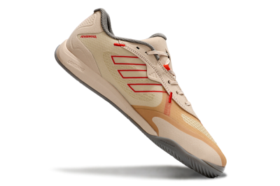 Men's Adidas Fevernova IC Football Shoes - Pink/Brown/Red