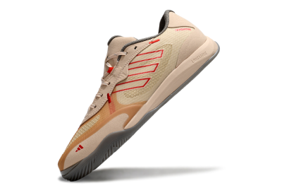 Men's Adidas Fevernova IC Football Shoes - Pink/Brown/Red