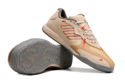 Men's Adidas Fevernova IC Football Shoes - Pink/Brown/Red