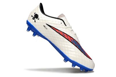 Men's Nike Hypervenom Phantom FG Football Boots - White/Red/Blue