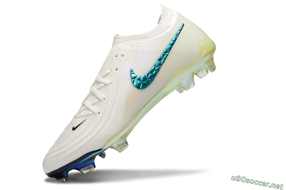 Men's Nike Phantom GX Elite FG Football Boots - Beige/Blue/Black 5