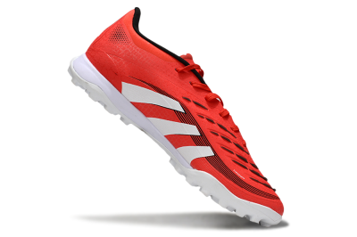 Men's Adidas Predator 24 Elite TF Football Shoes - Red/White/Black