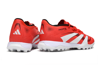 Men's Adidas Predator 24 Elite TF Football Shoes - Red/White/Black
