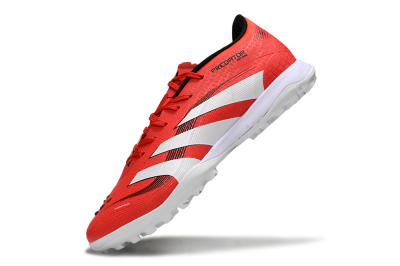 Men's Adidas Predator 24 Elite TF Football Shoes - Red/White/Black
