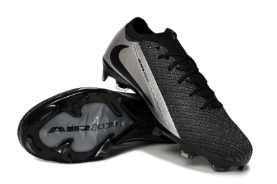 Unisex Nike Air Zoom Mercurial Vapor 16 Elite FG Football Boots - Black/Silver