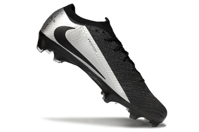 Unisex Nike Air Zoom Mercurial Vapor 16 Elite FG Football Boots - Black/Silver