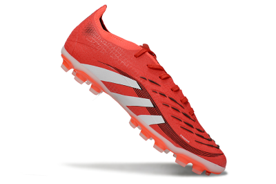 Unisex Adidas Predator 25 Elite TF Football Shoes - Red/White/Black