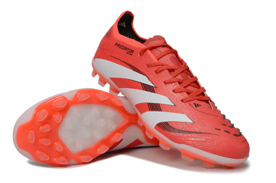 Unisex Adidas Predator 25 Elite TF Football Shoes - Red/White/Black