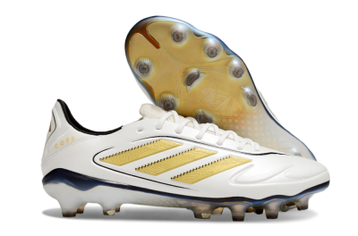 Men's Adidas Copa Pure 3 Elite FG Football Boots - White/Gold/Black
