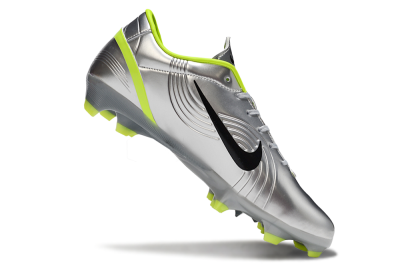 Unisex Nike Mercurial Vapor 1 FG Football Boots - Silver/Black/Yellow