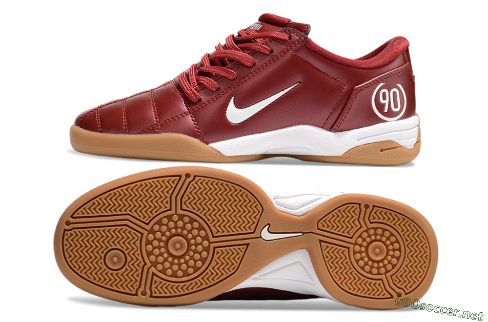 Men's Nike Total 90 II IC Football Shoes - Red/White 1