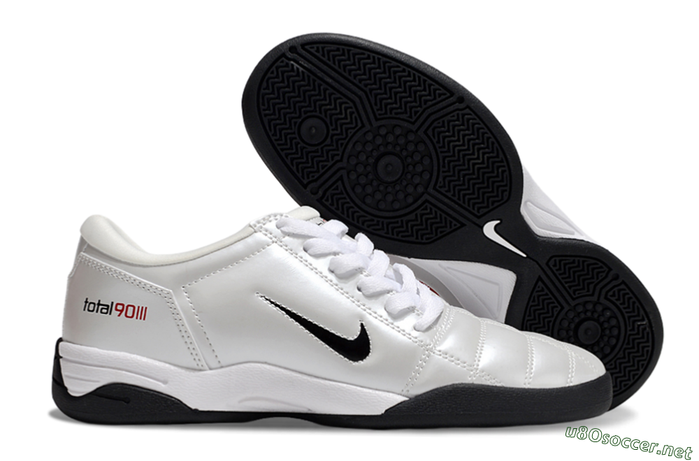 Men's Nike Total 90 II IC Football Shoes - Beige/Black/White 2