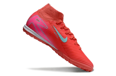 Unisex Nike Air Zoom Mercurial Superfly 10 Elite TF Football Shoes - Red/Jade/Pink