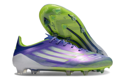 Men's Adidas F50 Elite FG Football Boots - Purple/Yellow/White