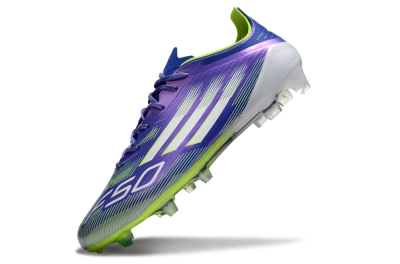 Men's Adidas F50 Elite FG Football Boots - Purple/Yellow/White