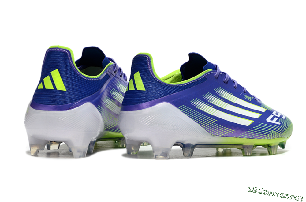 Men's Adidas F50 Elite FG Football Boots - Purple/Yellow/White 6