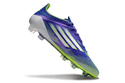 Men's Adidas F50 Elite FG Football Boots - Purple/Yellow/White