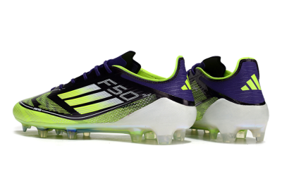 Men's Adidas F50 Elite FG Football Boots - Purple/Yellow/White