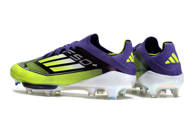 Men's Adidas F50+ Elite Lightstrike Pro FG Football Boots - Purple/Yellow/White