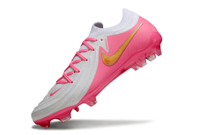 Men's Nike Phantom GX Elite FG Football Boots - White/Pink/Gold