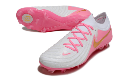 Men's Nike Phantom GX Elite FG Football Boots - White/Pink/Gold