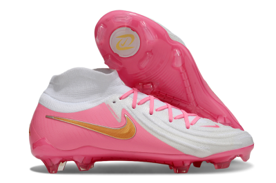 Men's Nike Phantom Luna Elite NU FG Football Boots - White/Pink/Gold