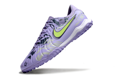 Men's Nike Tiempo Legend 10 Academy TF Football Shoes - Purple/Yellow/White