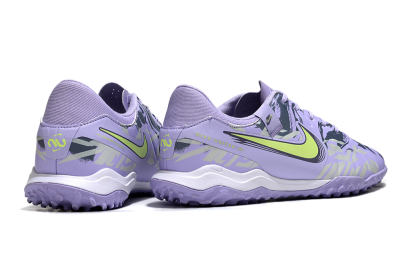 Men's Nike Tiempo Legend 10 Academy TF Football Shoes - Purple/Yellow/White