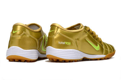 Unisex Nike Total 90 II TF Football Shoes - Gold/Yellow/White