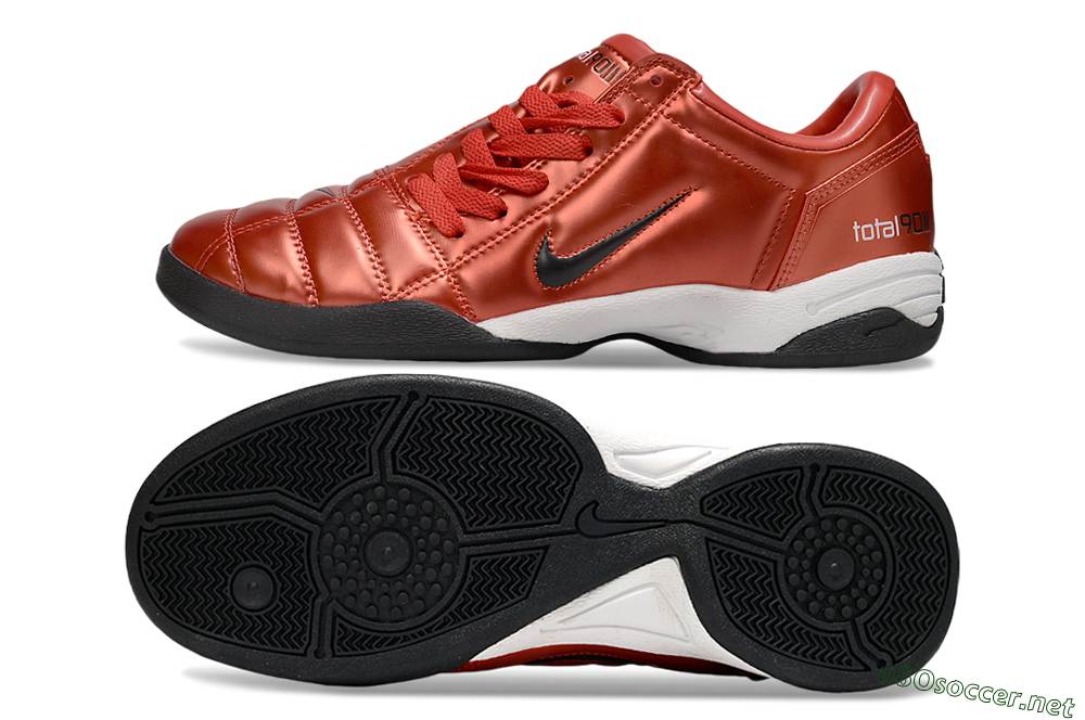 Men's Nike Total 90 II IC Football Shoes - Red/White/Black 1
