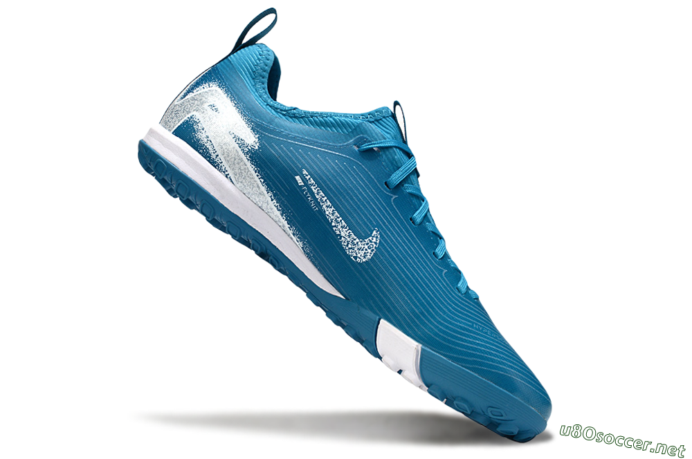 Unisex Nike Air Zoom Mercurial Vapor 16 Pro TF Football Shoes - Blue/White 5
