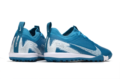 Unisex Nike Air Zoom Mercurial Vapor 16 Pro TF Football Shoes - Blue/White