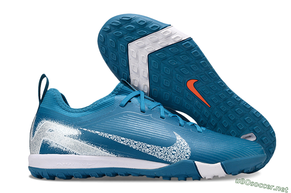 Unisex Nike Air Zoom Mercurial Vapor 16 Pro TF Football Shoes - Blue/White 2