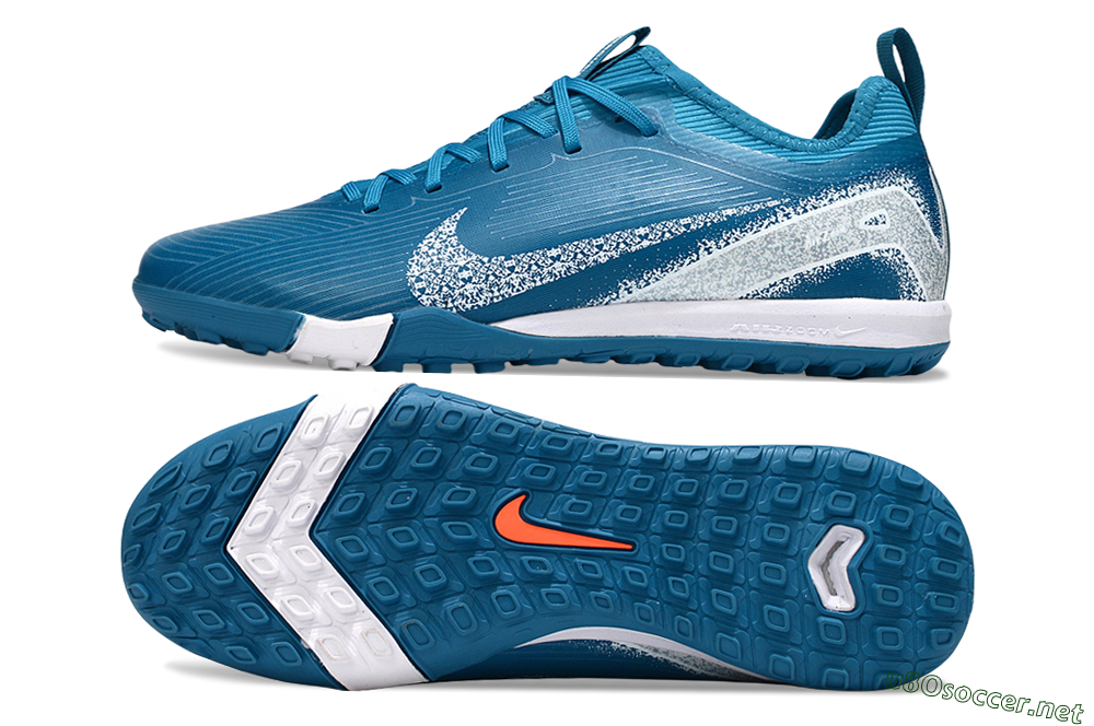 Unisex Nike Air Zoom Mercurial Vapor 16 Pro TF Football Shoes - Blue/White 1