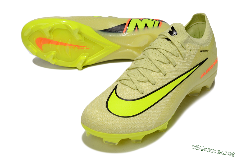 Unisex Nike Air Zoom Mercurial Vapor 16 Elite FG Football Boots - Brown/Yellow/Black 3